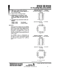 Datasheet SN54HC365J manufacturer TI